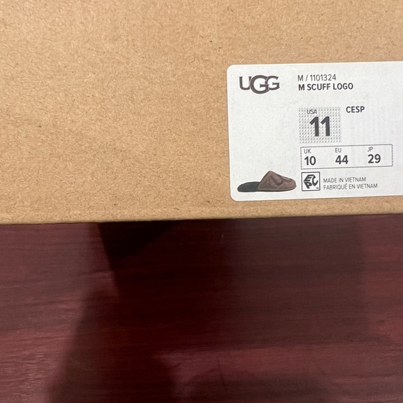 Ugg, Scuff logo Slipper, 1101324, Brown - Picture 2 of 11